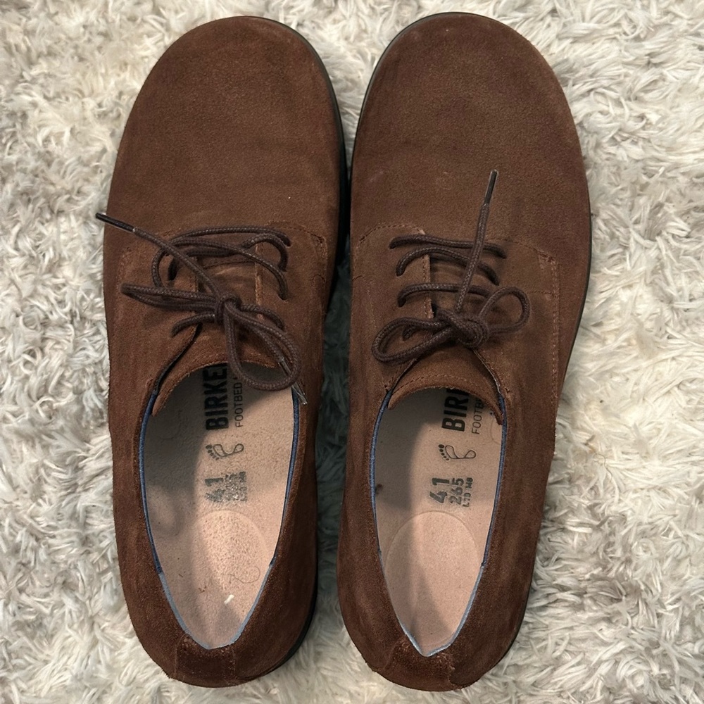 靴 BIRKENSTOCK jaren Birkenstock | Shoes | Birkenstock Jaren Brown Suede Lace Upoxfords